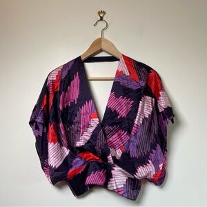 Diesel Silk Blouse Top Vintage